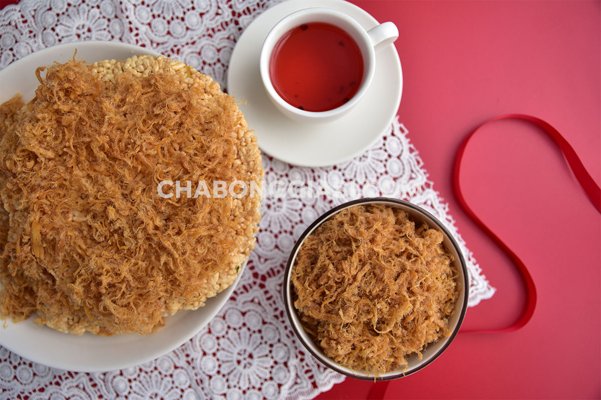 Chà bông làm cơm cháy sỉ