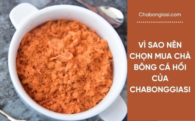 Vì sao nên chọn mua Chà bông cá hồi của chabonggiasi