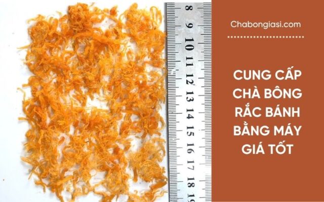 Cung cấp chà bông rắc bánh bằng máy giá tốt